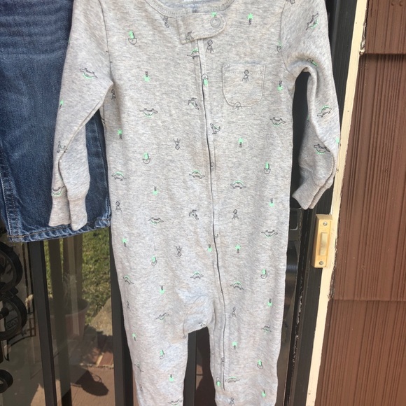 Boy’s 9M Winter Shirt/Jeans Bundle - Picture 4 of 6